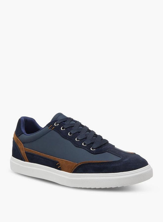 Men Panelled Lace-Up Sneakers III