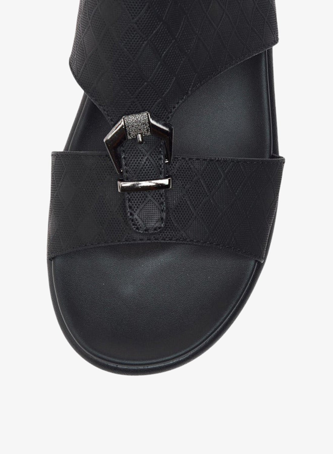 Buckle Accent Slip-On Arabic Sandals