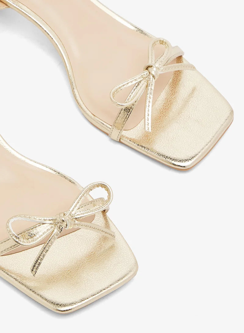 Low Block Heeled Sandals