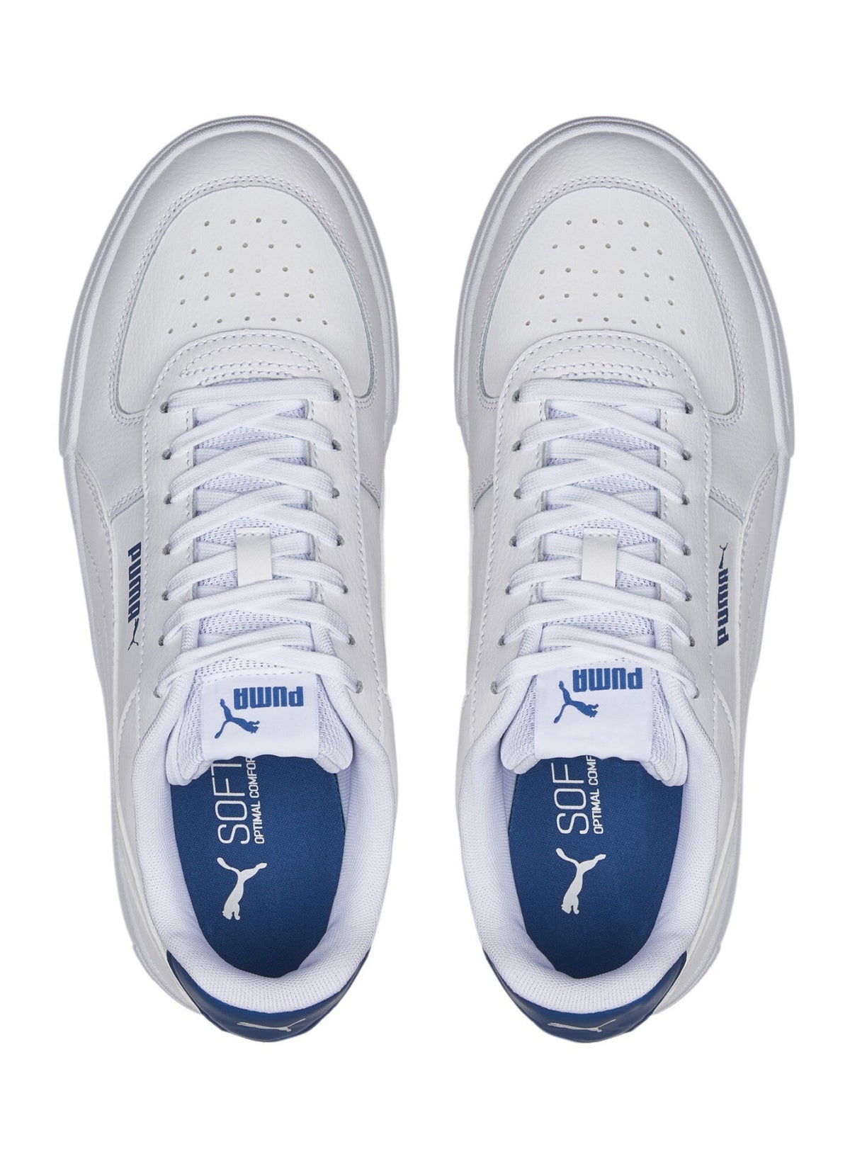 Caven Mens White Trainers