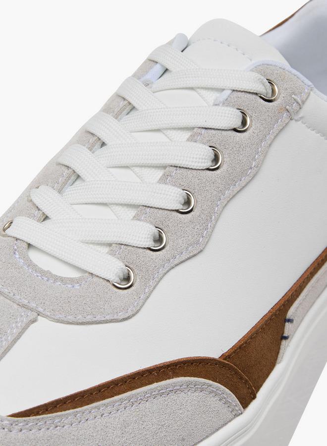 Men Panelled Lace-Up Sneakers II
