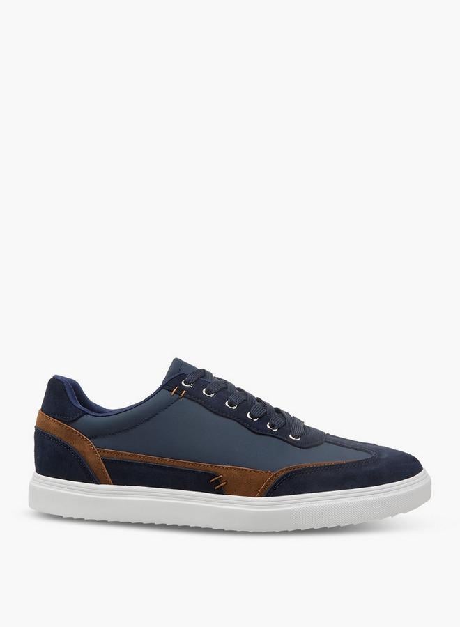 Men Panelled Lace-Up Sneakers III