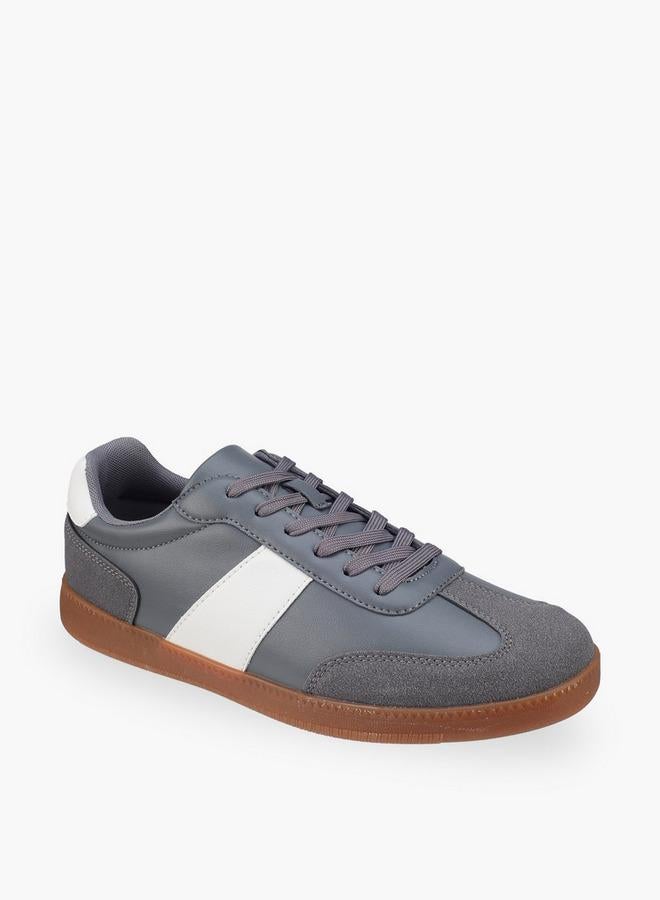 Men Lace-Up Ankle Sneakers