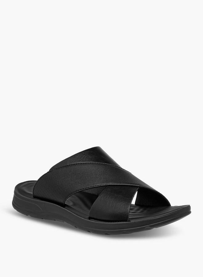 Men Cross Strap Arabic Sandals