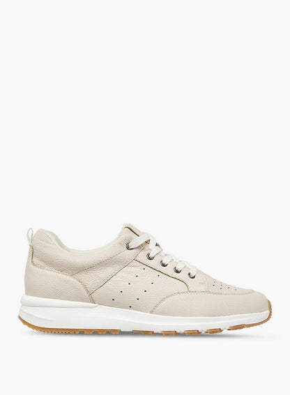 Perforated Sneakers With Lace-Up Closure