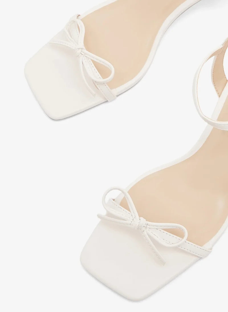 Glamorous Low Block Heel Sandals – Buckle Strap