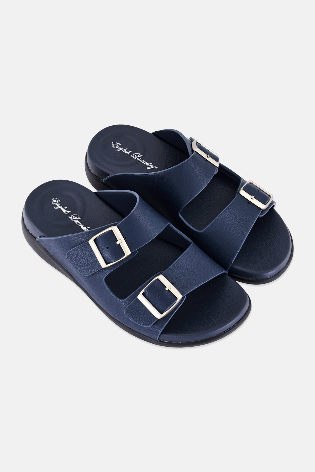 Men's Adjustable Slip-On Arabic Sandals – Navy Blue