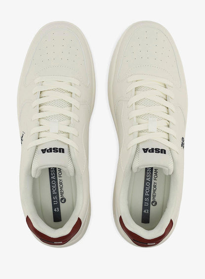 Men's White Sneakers - Lightweight, Breathable and Comfortable Shoes