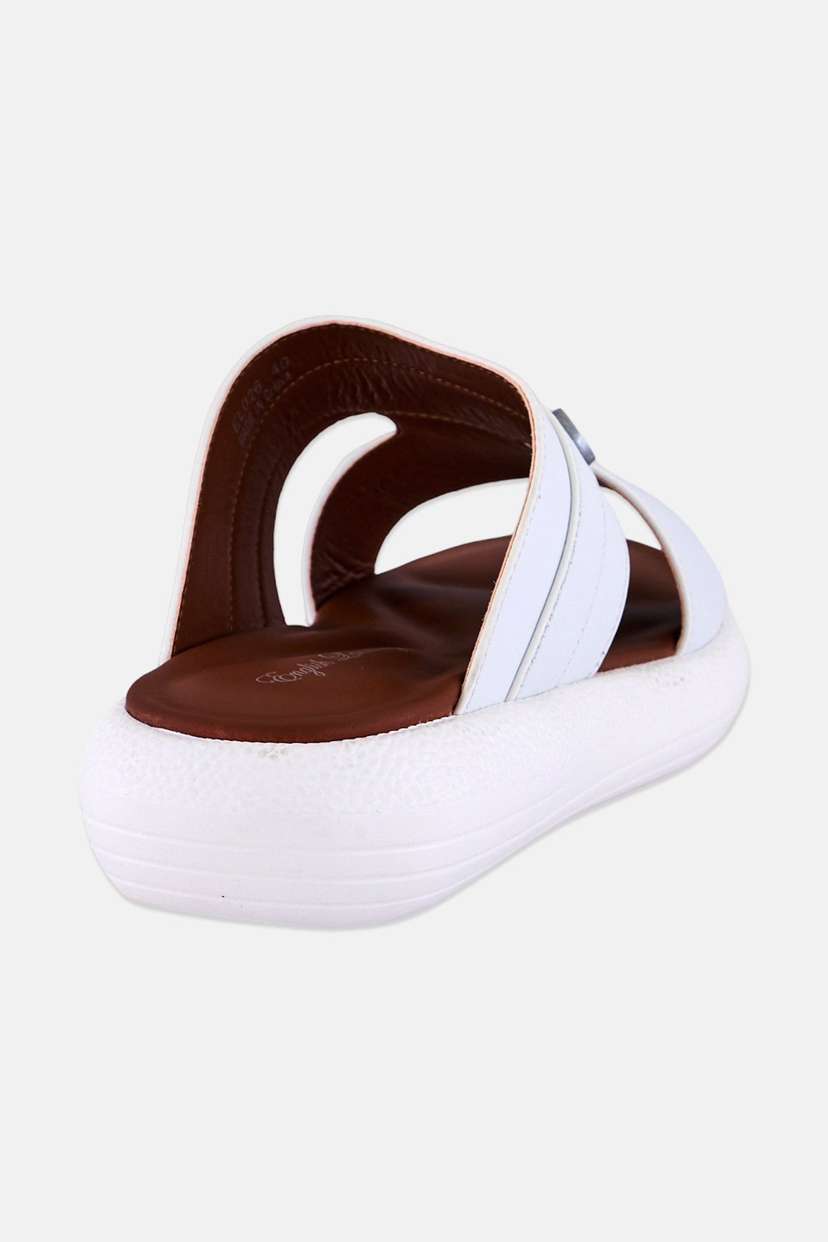 Men's Slip-On Arabic Sandals – White