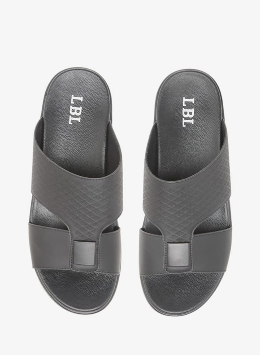 Textured Slip-On Comfort Arabic Sandals