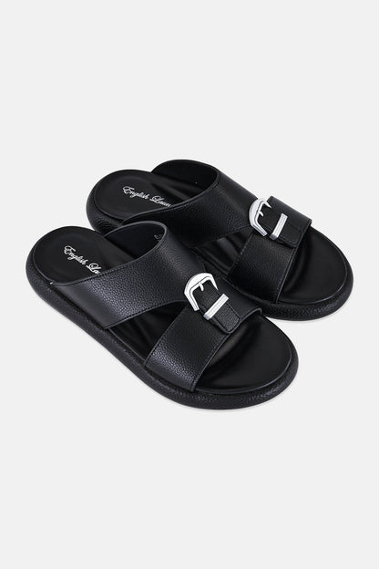 Men's Slip-On Arabic Sandals | Black