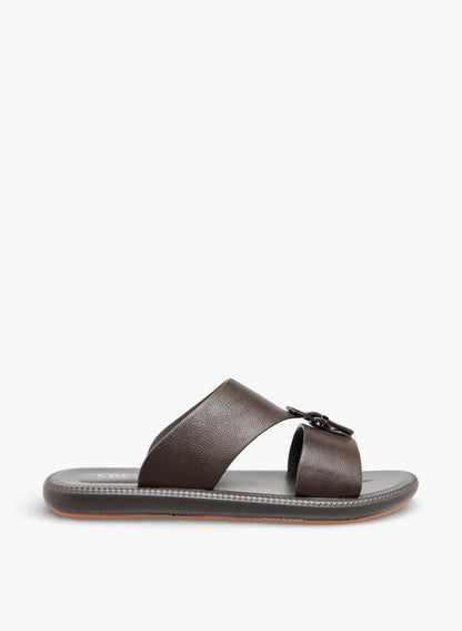 Men Buckle Detail Arabic Sandals