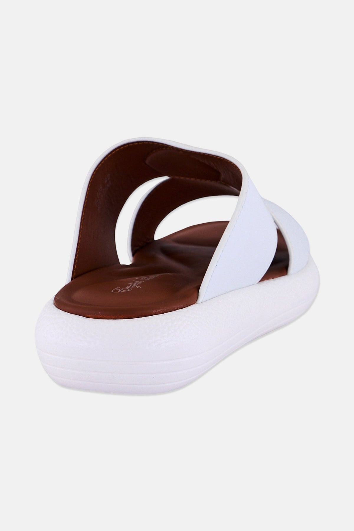 Men's Slip-On Arabic Sandals – White