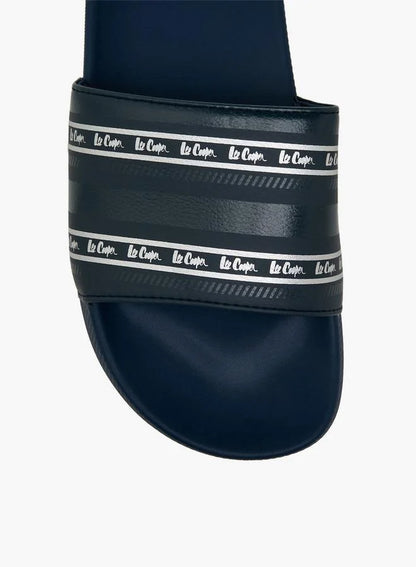 Lee Cooper Men Logo Print Slides