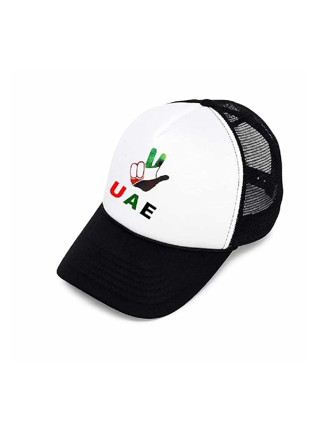 UAE National Day 5-Panel Trucker Cap | Black | Unisex