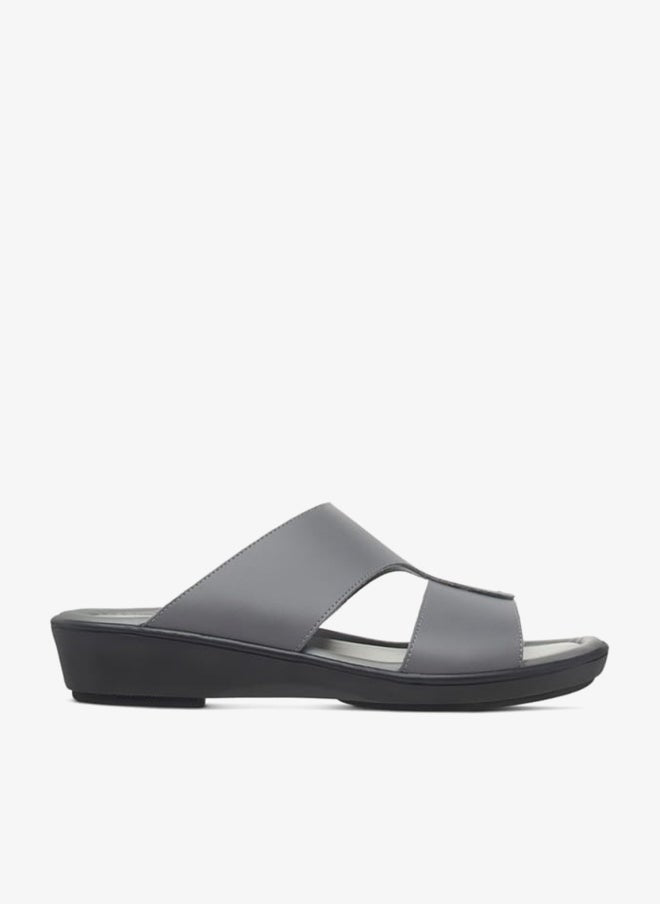 Solid Slip-On Arabic Sandals