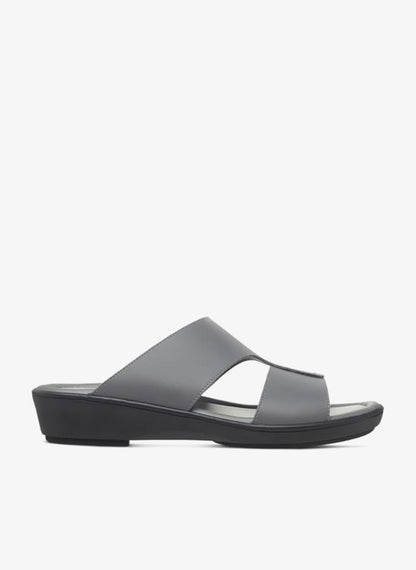 Solid Slip-On Arabic Sandals