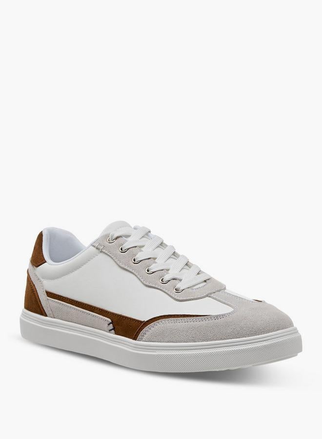 Men Panelled Lace-Up Sneakers II