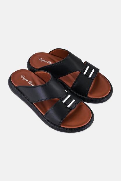 Men's Slip-On Arabic Sandals – Black