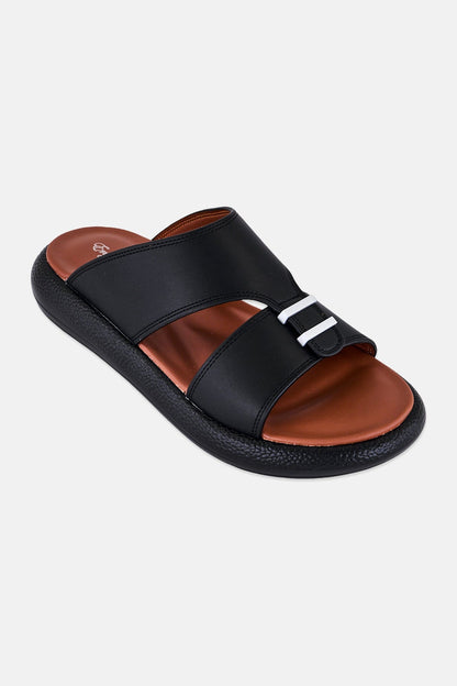 Men's Slip-On Arabic Sandals – Black
