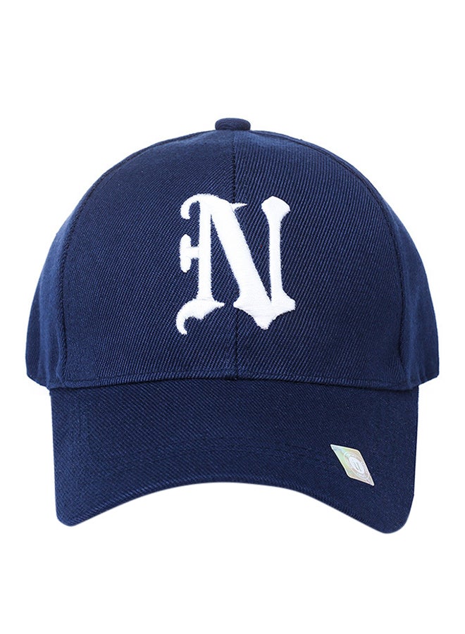 Letter Embroidered Baseball Cap | Blue | Unisex