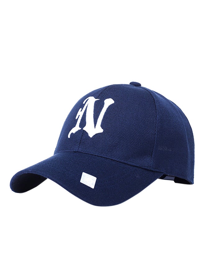 Letter Embroidered Baseball Cap | Blue | Unisex