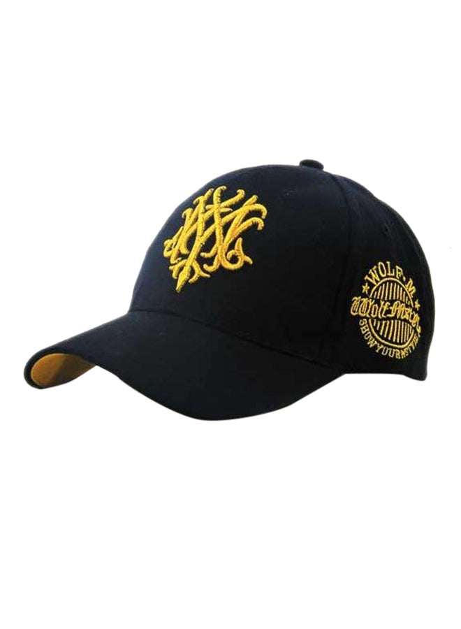 Casual Baseball Cap | Black & Yellow | Unisex