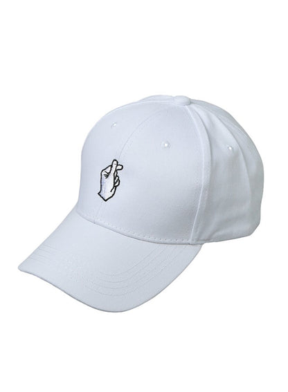 Flat Brim Hip Hop Baseball Cap | White | Unisex