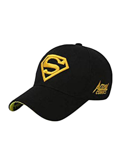 Fashion Logo Patterned Baseball Cap | Yellow & Black | Unisex