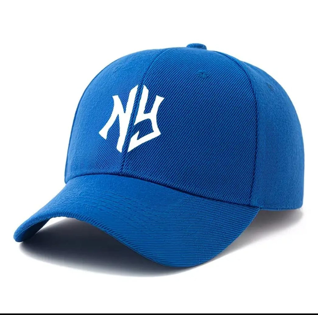 NY Gothic Embroidery Structured Cap – Royal Blue