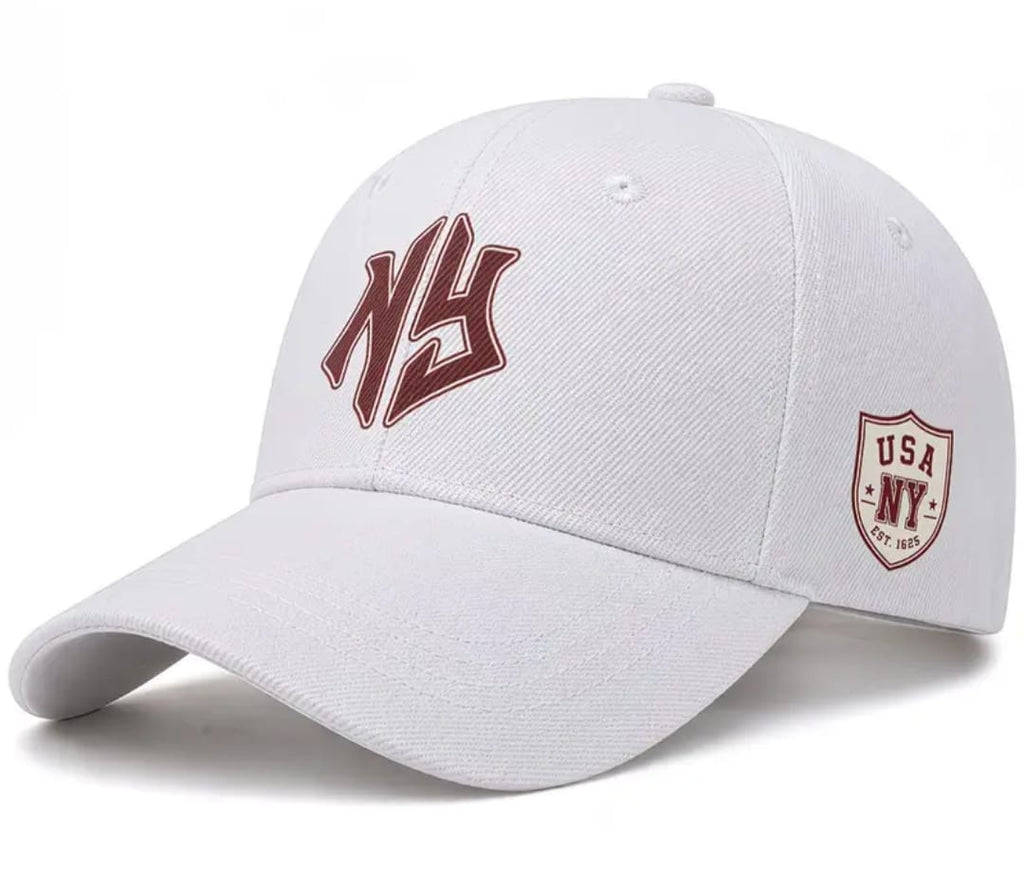 NY Baseball Cap – White