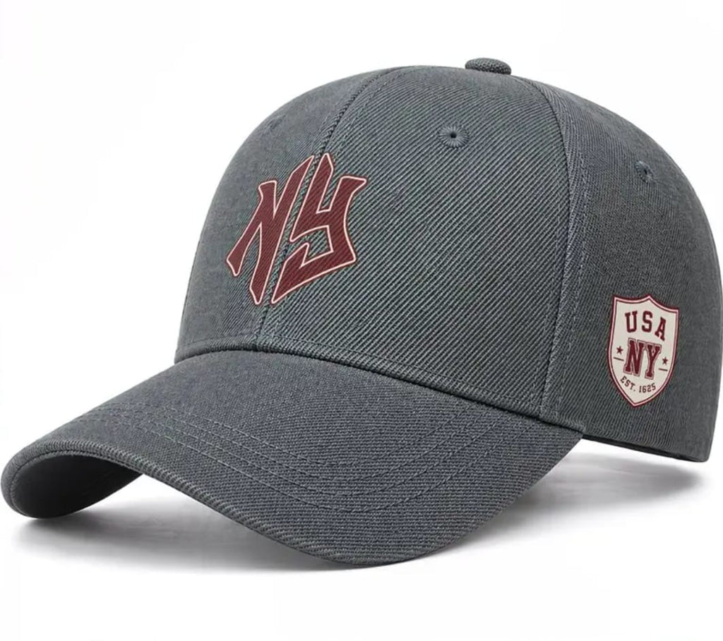 NY Baseball Cap – Grey
