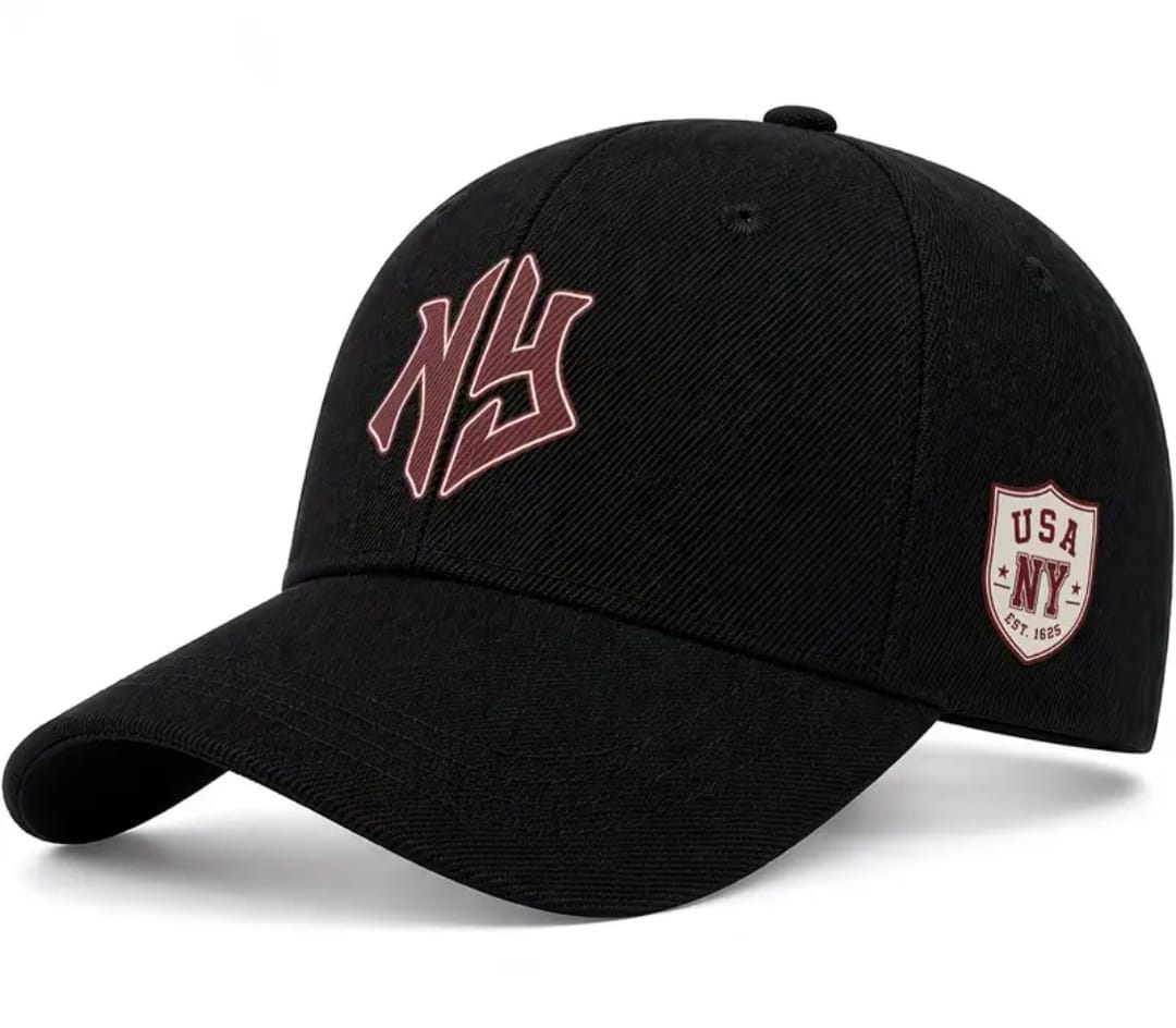 NY Baseball Cap – Black