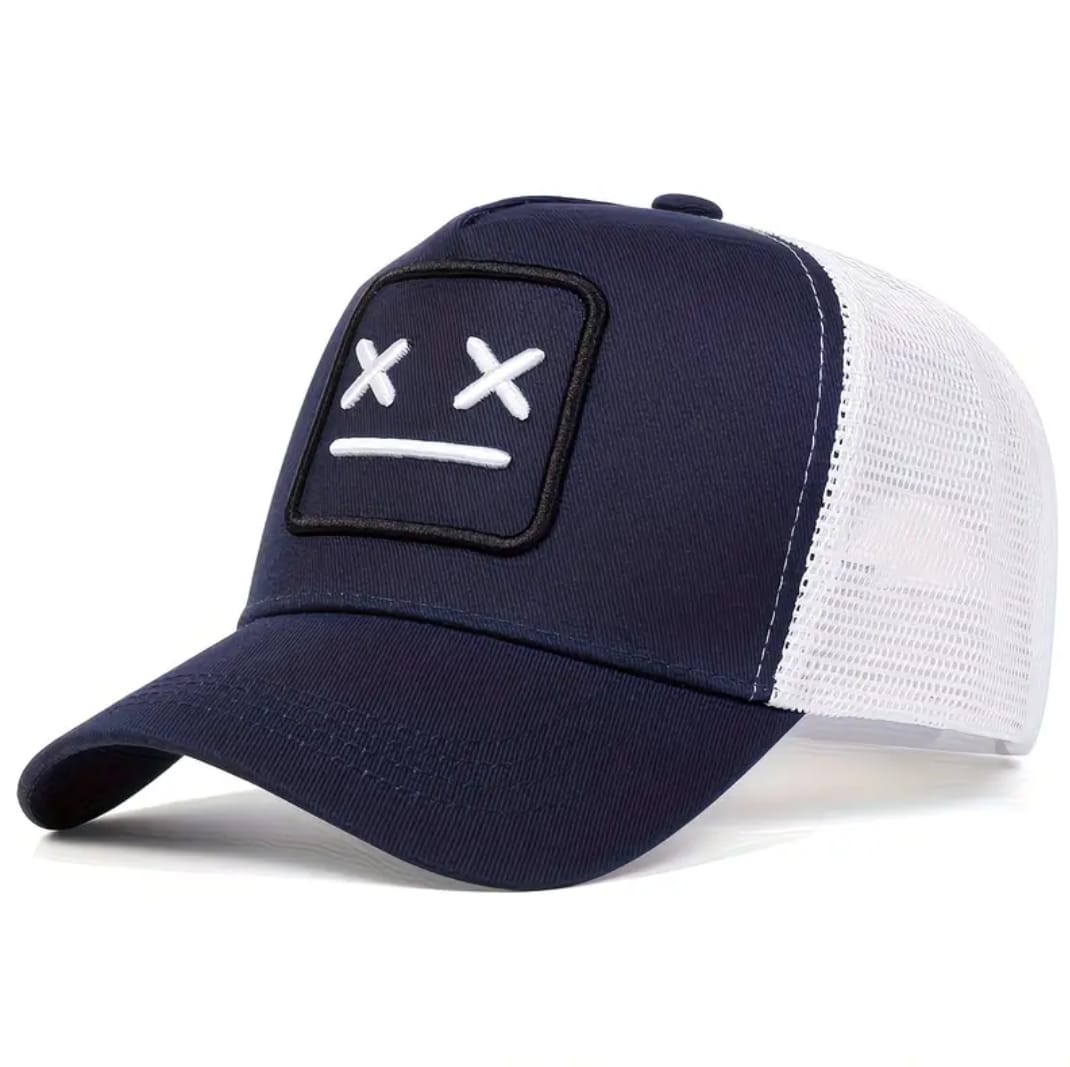 Navy XX Face Trucker Cap