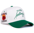 No Hard Feelings Cap – White & Green