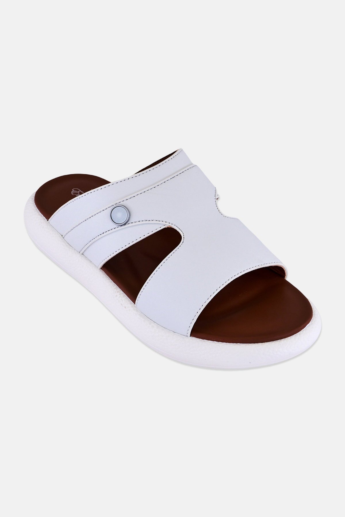 Men's Slip-On Arabic Sandals – White