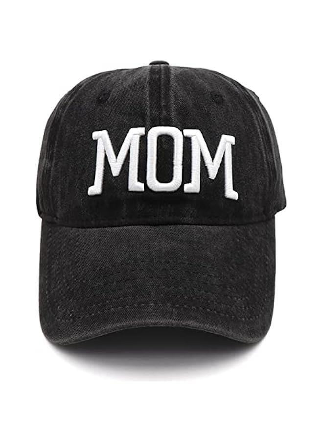 Mom & Dad Embroidered Baseball Caps | Adjustable | Gift for Couples