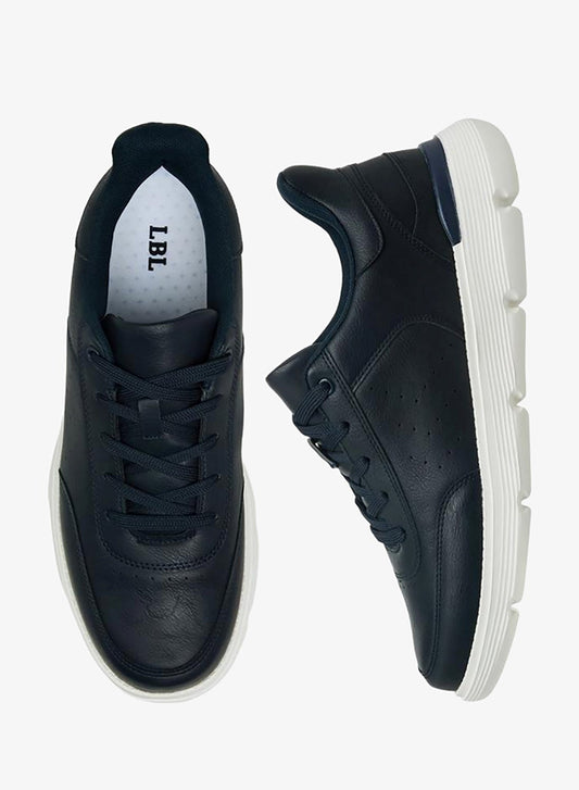 Men Perforated Casual Lace-Up Trainers