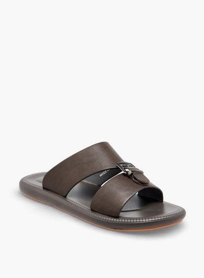 Men Buckle Detail Arabic Sandals