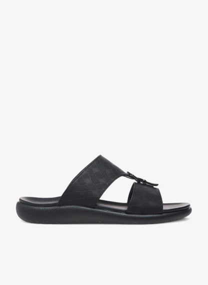 Buckle Accent Slip-On Arabic Sandals