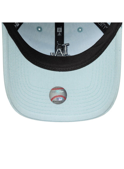 New Era Linen 9TWENTY Los Angeles Dodgers Pebble Navy Cap
