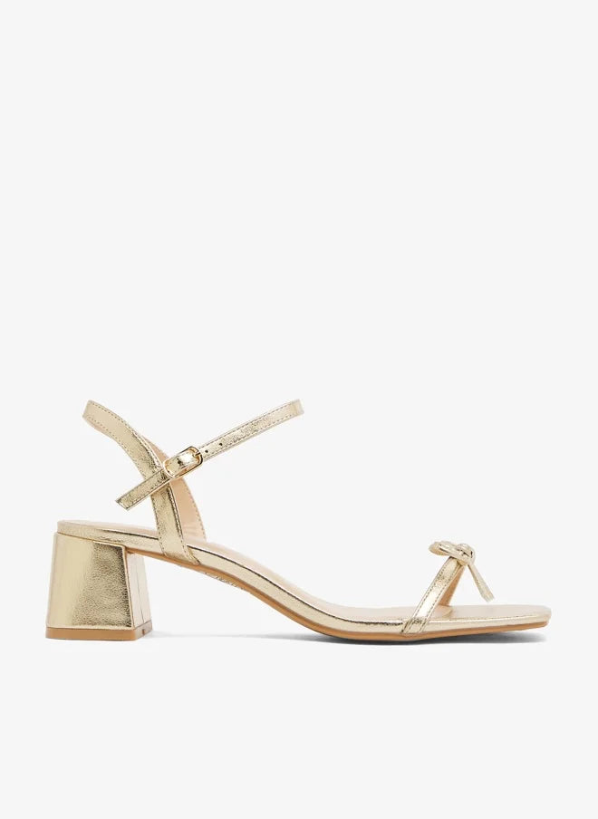 Low Block Heeled Sandals