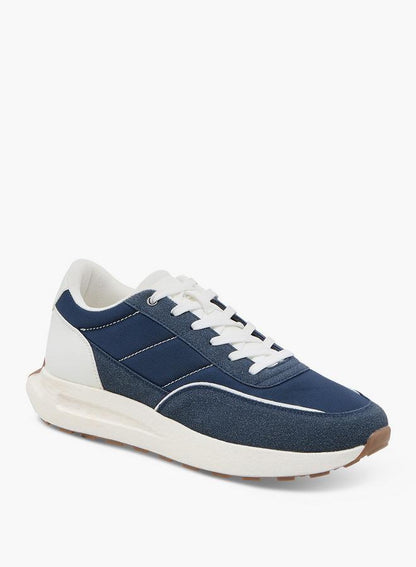 Panelled Sneakers With Lace-Up Closure II