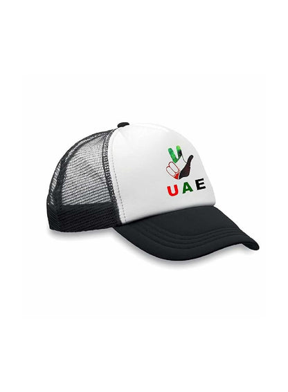 UAE National Day 5-Panel Trucker Cap | Black | Unisex
