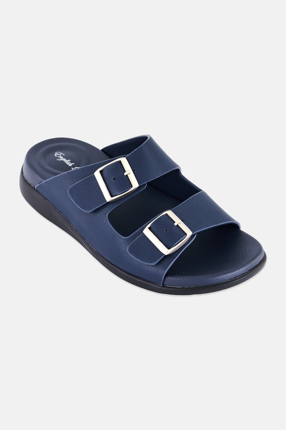Men's Adjustable Slip-On Arabic Sandals – Navy Blue