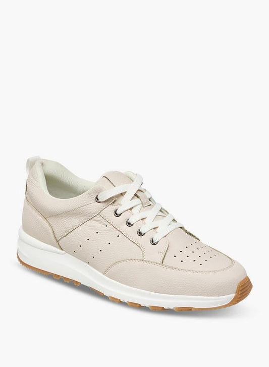 Perforated Sneakers With Lace-Up Closure