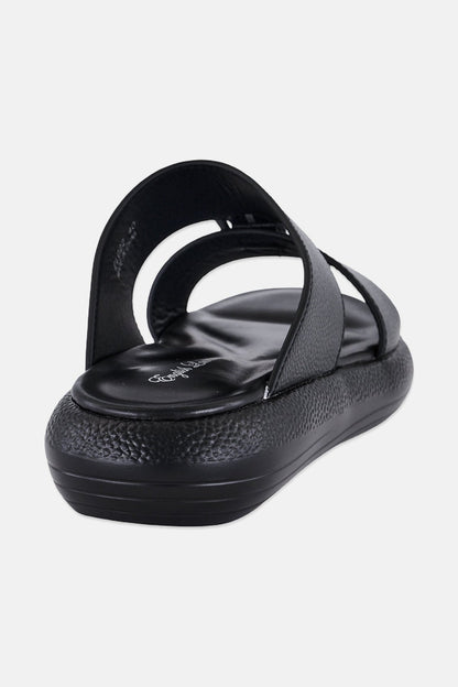 Men's Slip-On Arabic Sandals | Black