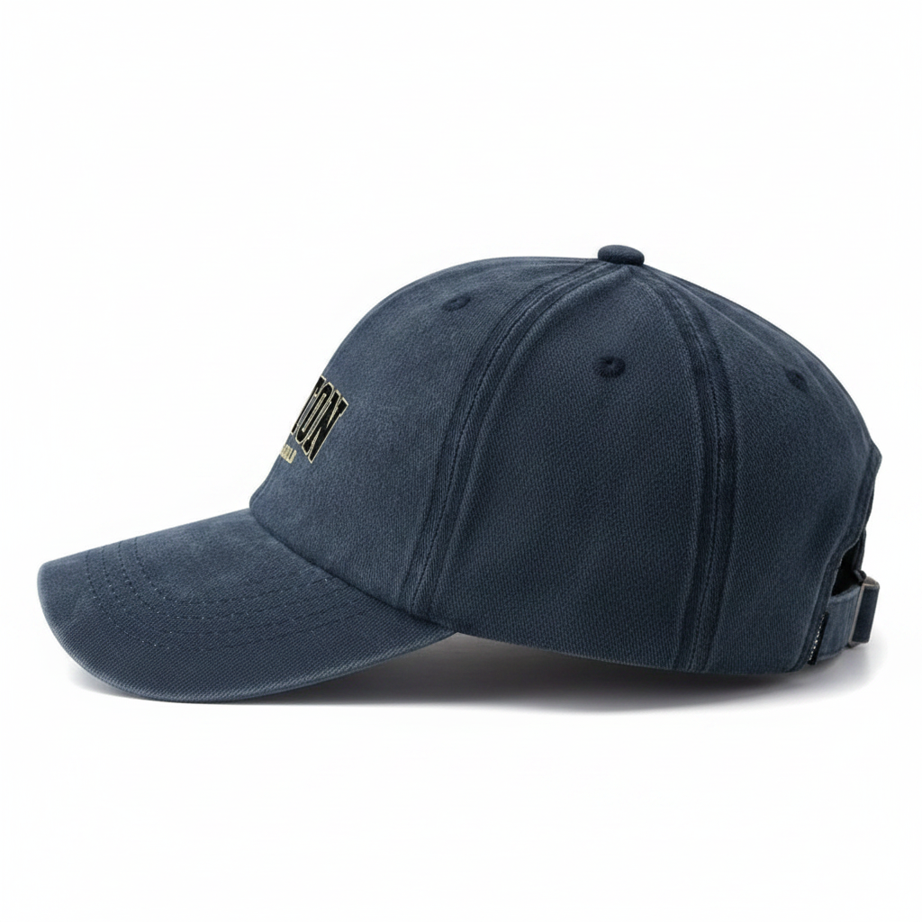 Boston Black & Gold Cap - Left Side View