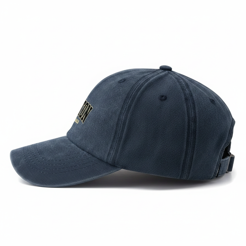 Boston Black & Gold Cap - Left Side View