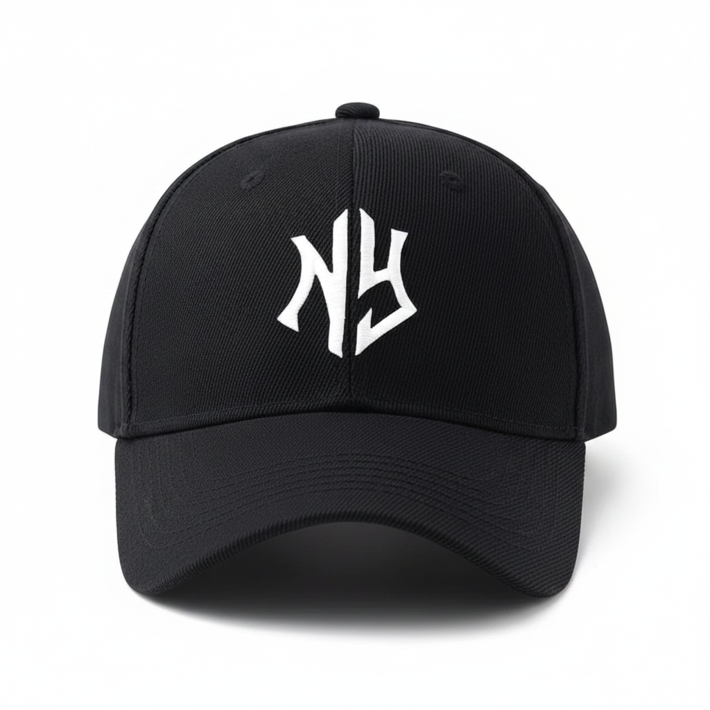 NY Gothic Cap Black - Left Side View